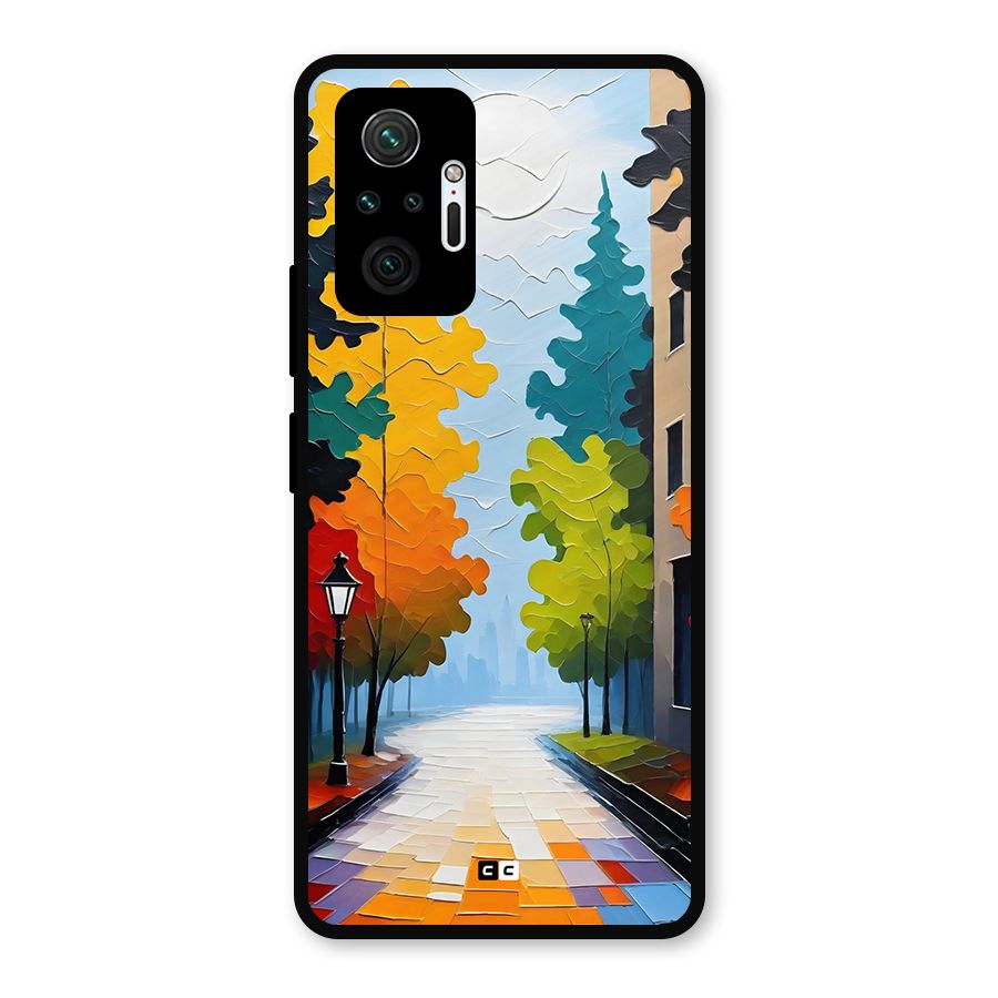 Paper Street Metal Back Case for Redmi Note 10 Pro