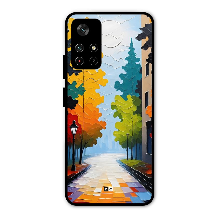 Paper Street Metal Back Case for Redmi Note 11T 5G