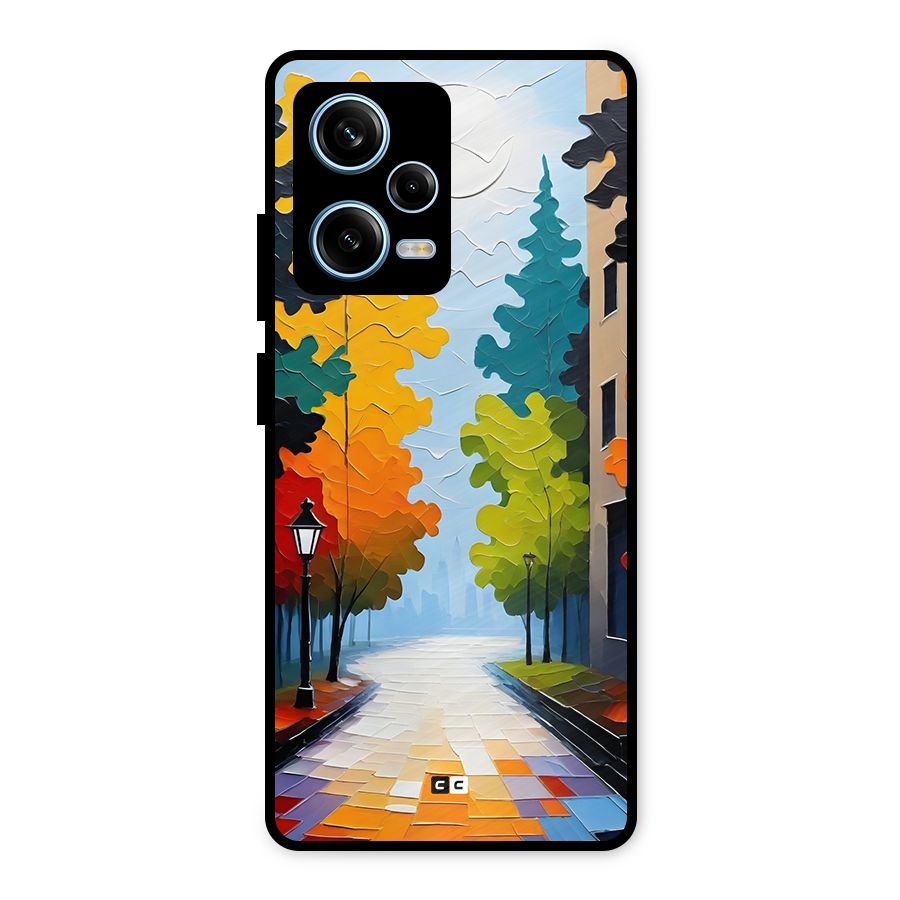 Paper Street Metal Back Case for Redmi Note 12 Pro