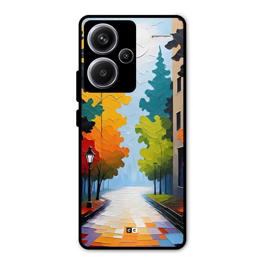 Paper Street Metal Back Case for Redmi Note 13 Pro Plus