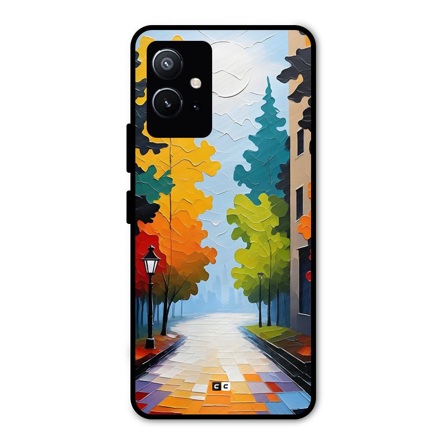 Paper Street Metal Back Case for Vivo T1 5G