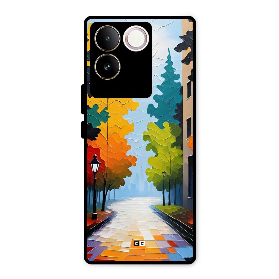 Paper Street Metal Back Case for Vivo T2 Pro