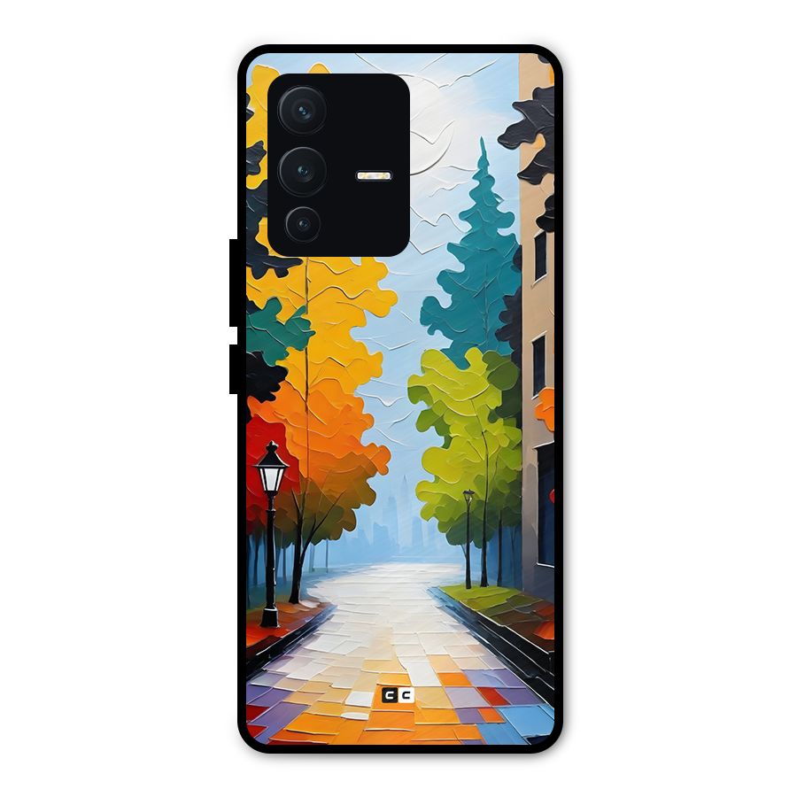 Paper Street Metal Back Case for Vivo V23 Pro