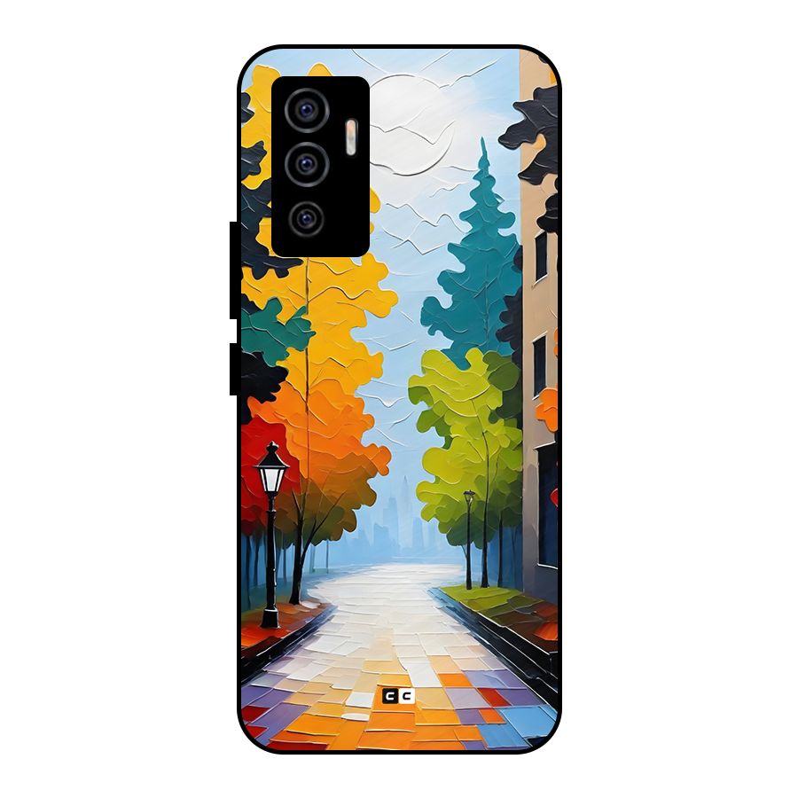 Paper Street Metal Back Case for Vivo V23e
