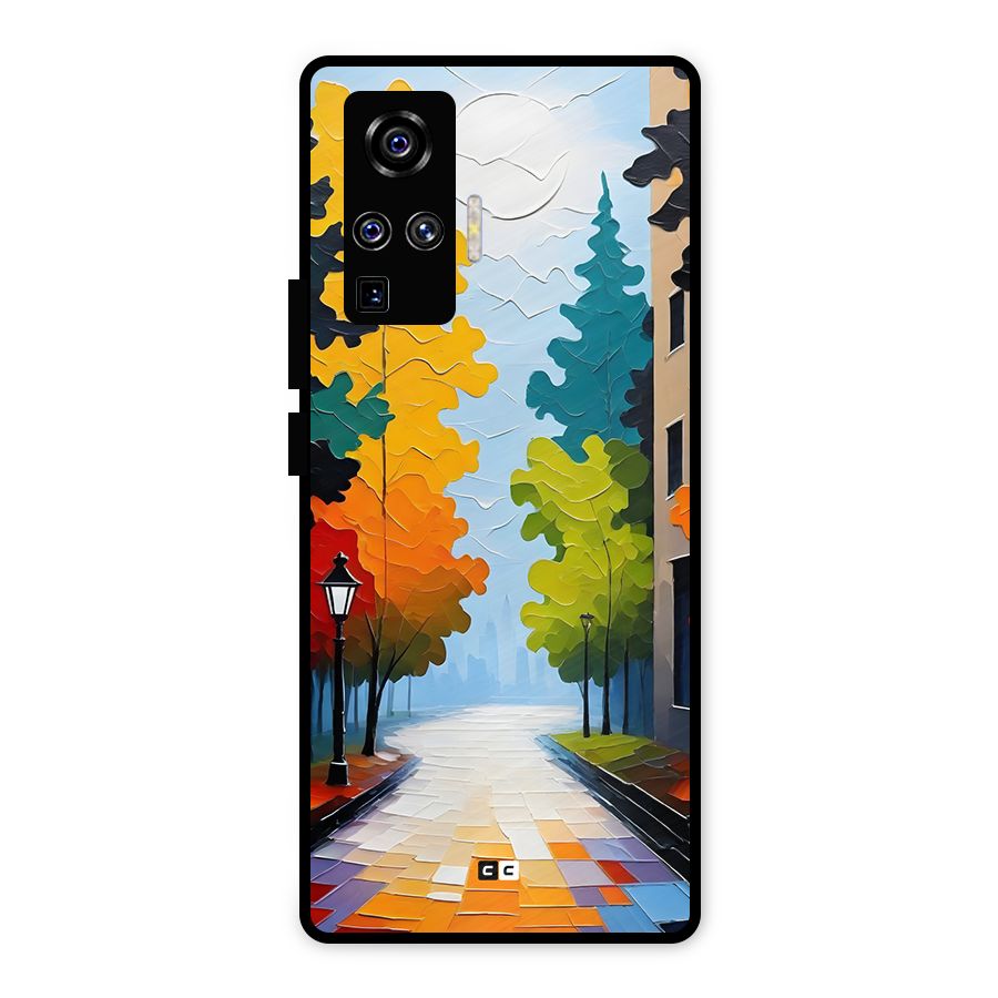 Paper Street Metal Back Case for Vivo X50 Pro