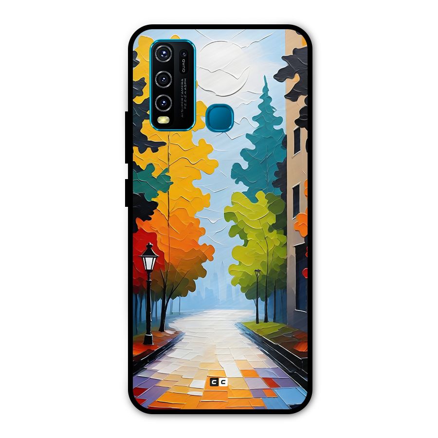 Paper Street Metal Back Case for Vivo Y30