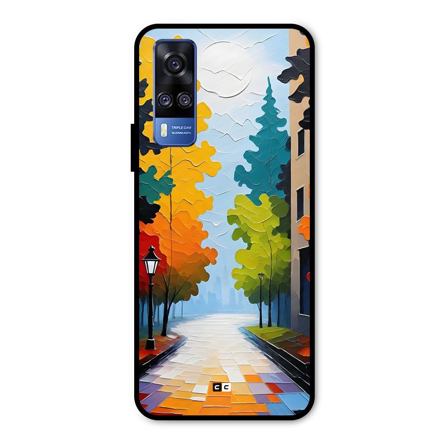 Paper Street Metal Back Case for Vivo Y31