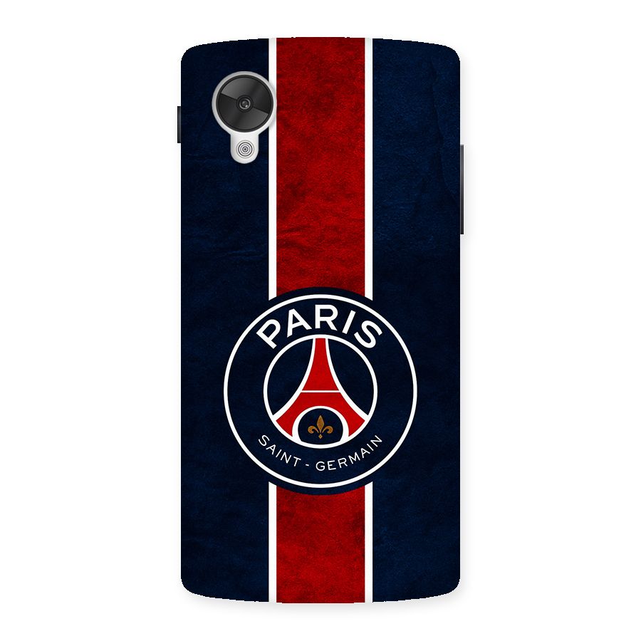 Paris Saint Germain Football Club Back Case for Google Nexus 5