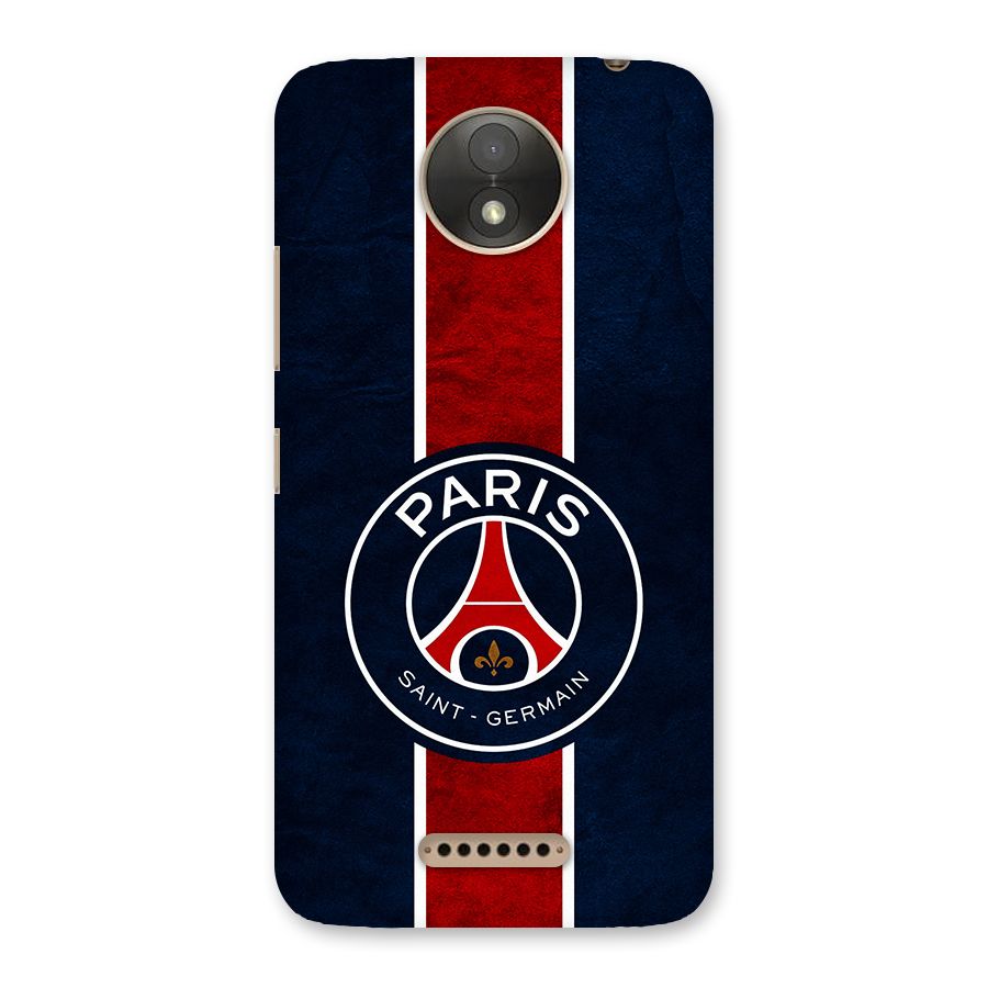 Paris Saint Germain Football Club Back Case for Moto C Plus