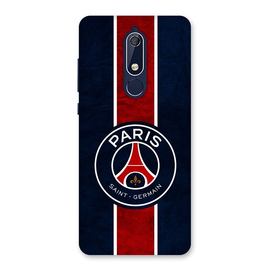 Paris Saint Germain Football Club Back Case for Nokia 5.1