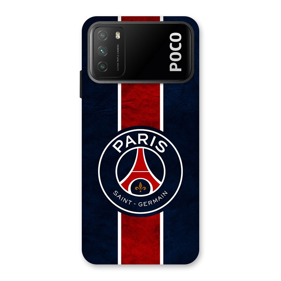 Paris Saint Germain Football Club Back Case for Poco M3