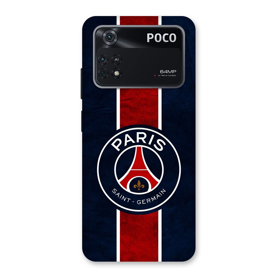 Paris Saint Germain Football Club Back Case for Poco M4 Pro 4G