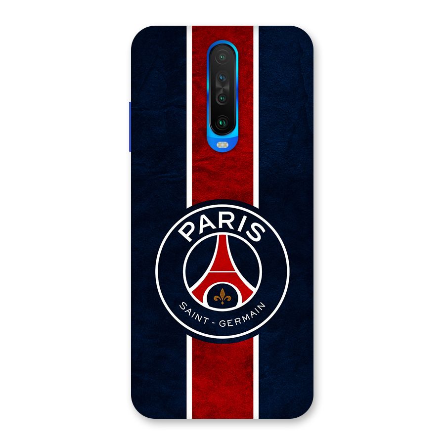 Paris Saint Germain Football Club Back Case for Poco X2