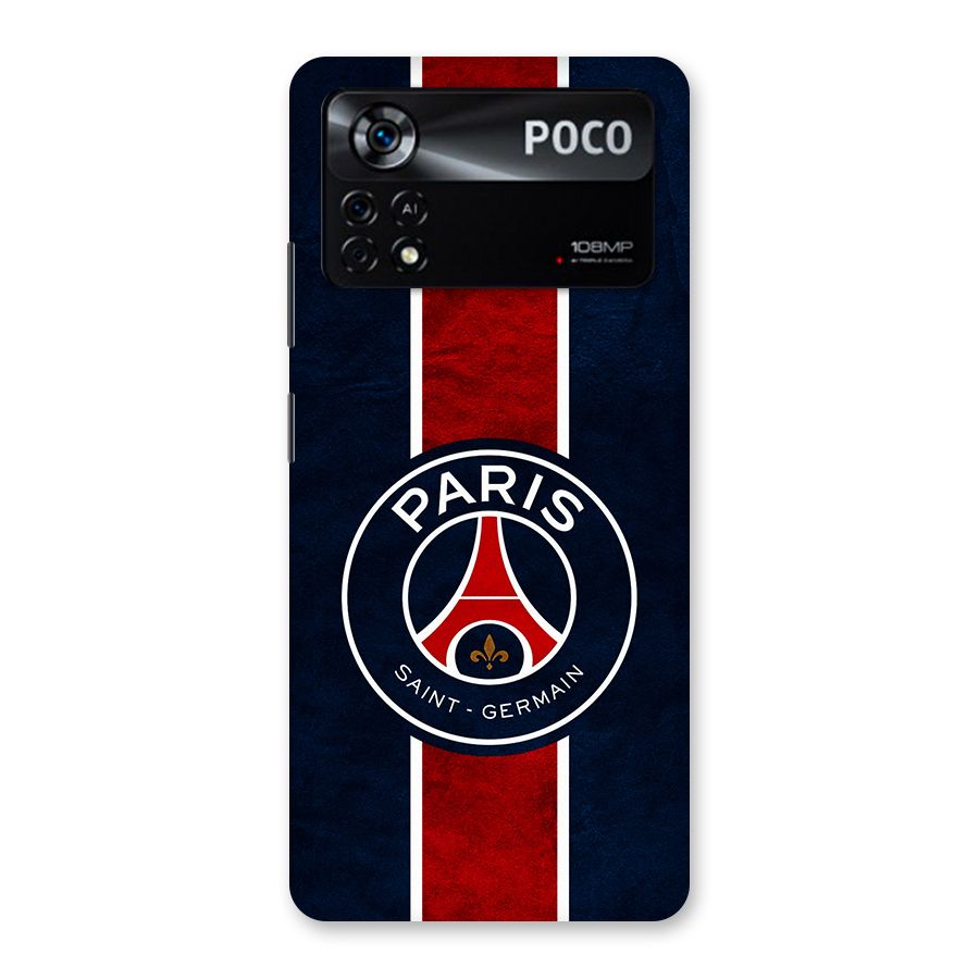 Paris Saint Germain Football Club Back Case for Poco X4 Pro 5G