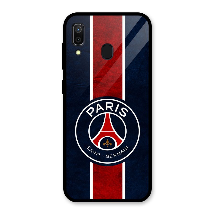 Paris Saint Germain Football Club Glass Back Case for Galaxy A30