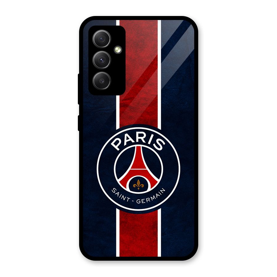 Paris Saint Germain Football Club Glass Back Case for Galaxy A34