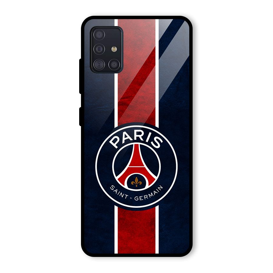 Paris Saint Germain Football Club Glass Back Case for Galaxy A51