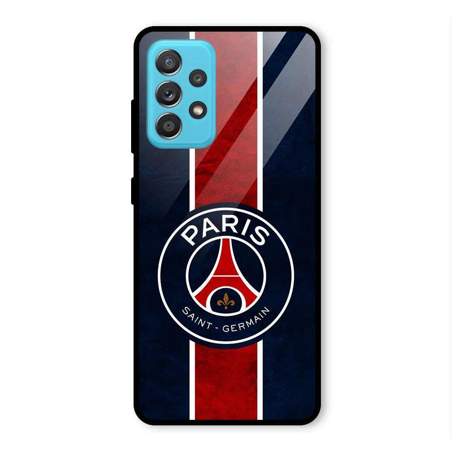 Paris Saint Germain Football Club Glass Back Case for Galaxy A52
