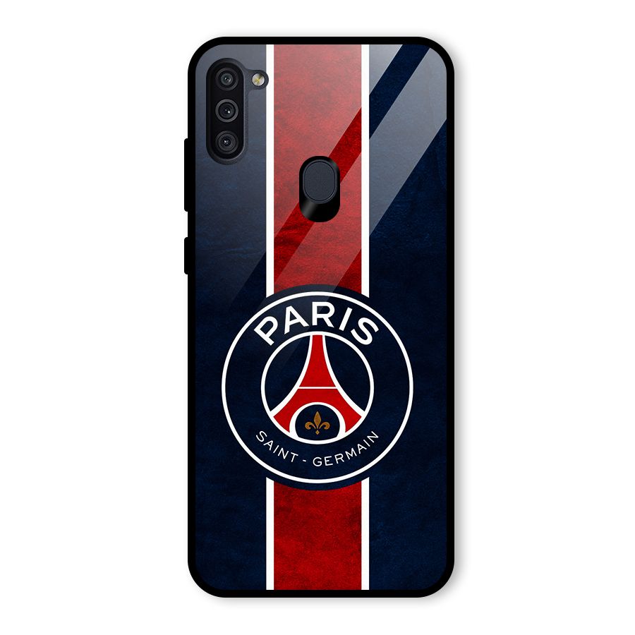 Paris Saint Germain Football Club Glass Back Case for Galaxy M11