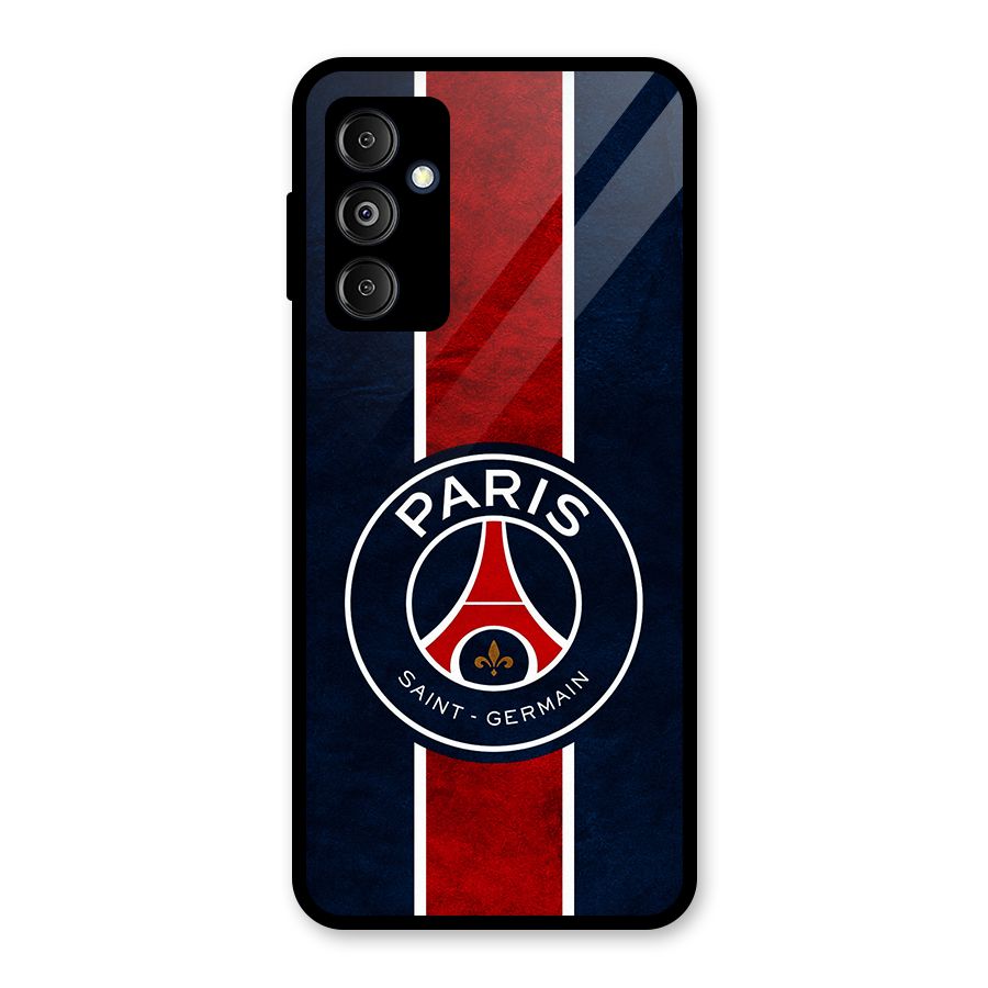 Paris Saint Germain Football Club Glass Back Case for Galaxy M14 5G