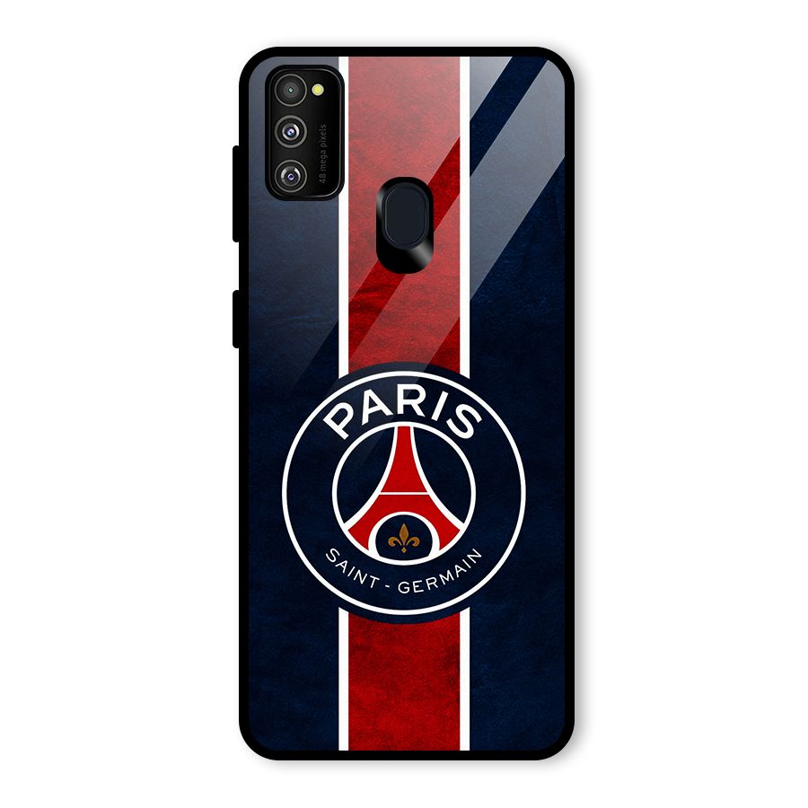 Paris Saint Germain Football Club Glass Back Case for Galaxy M30s