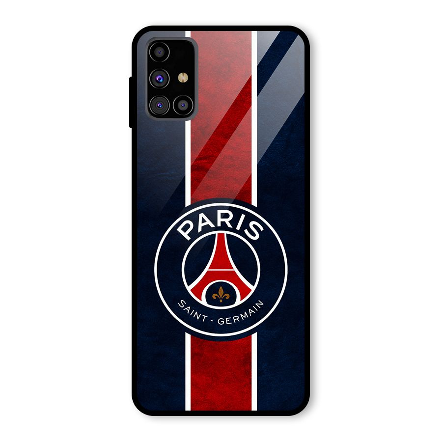 Paris Saint Germain Football Club Glass Back Case for Galaxy M31s
