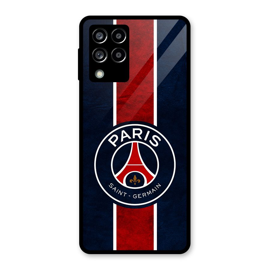 Paris Saint Germain Football Club Glass Back Case for Galaxy M53 5G
