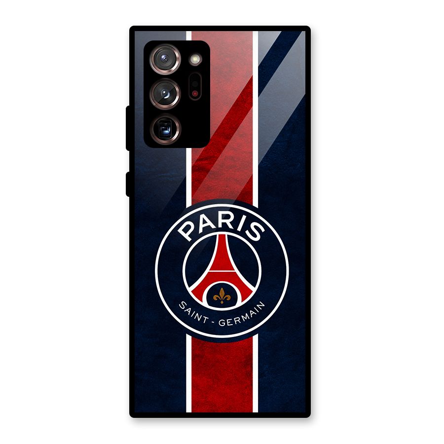 Paris Saint Germain Football Club Glass Back Case for Galaxy Note 20 Ultra
