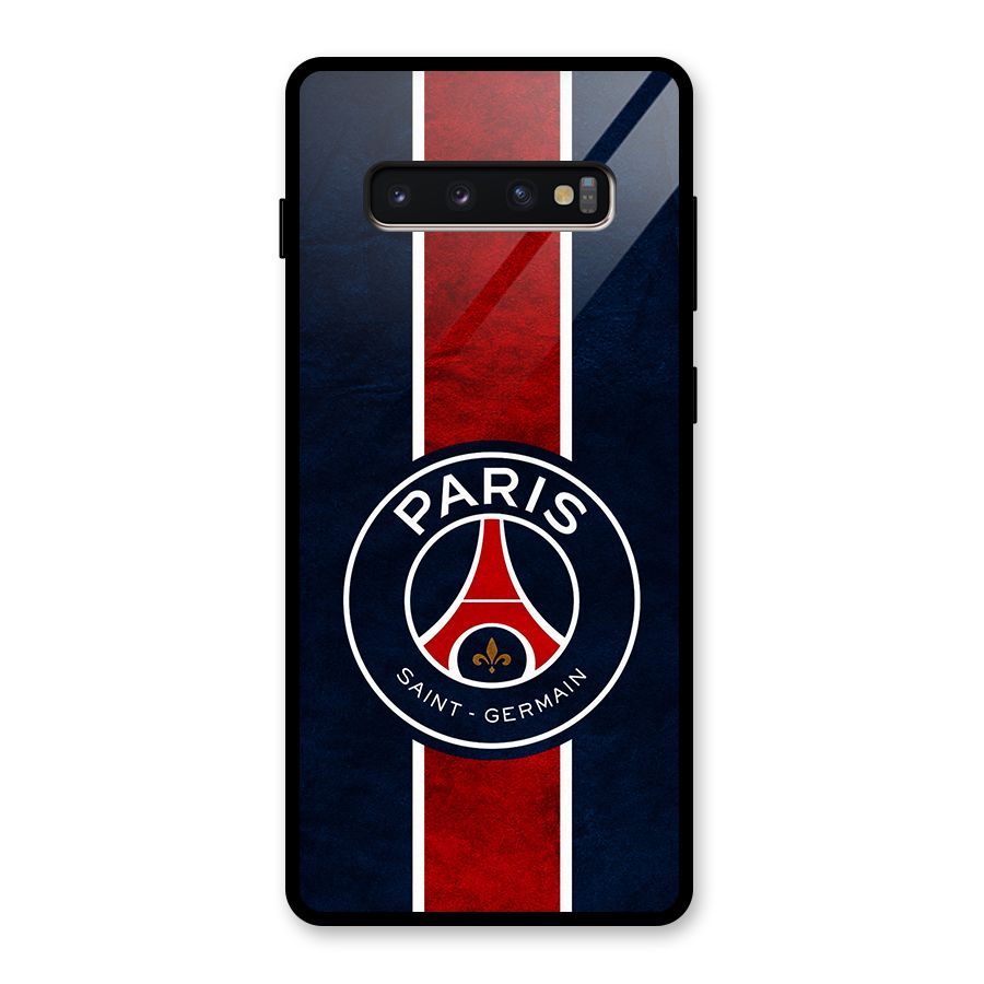 Paris Saint Germain Football Club Glass Back Case for Galaxy S10 Plus