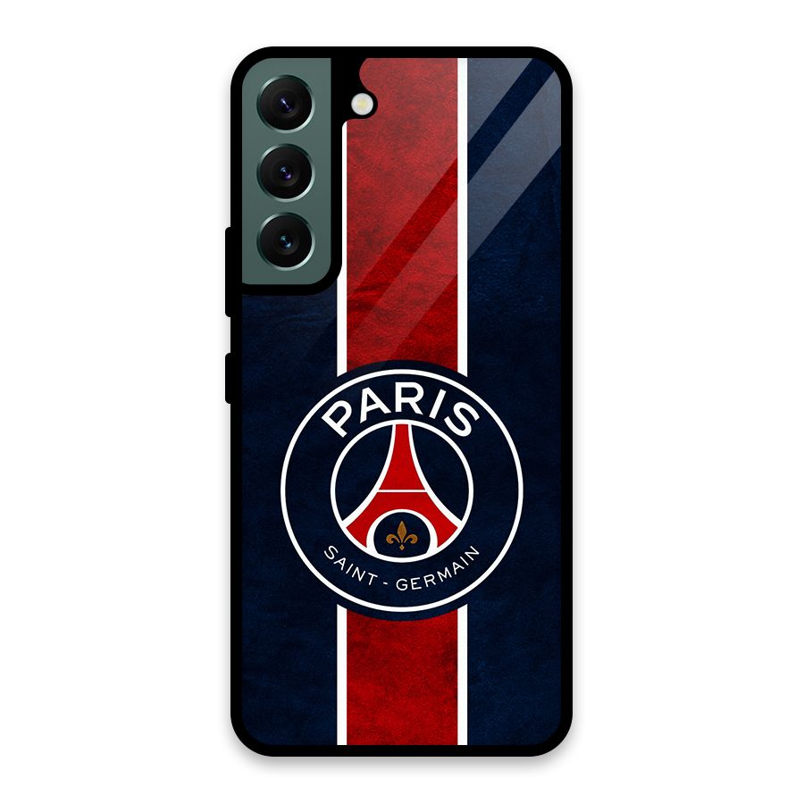 Paris Saint Germain Football Club Glass Back Case for Galaxy S22 5G