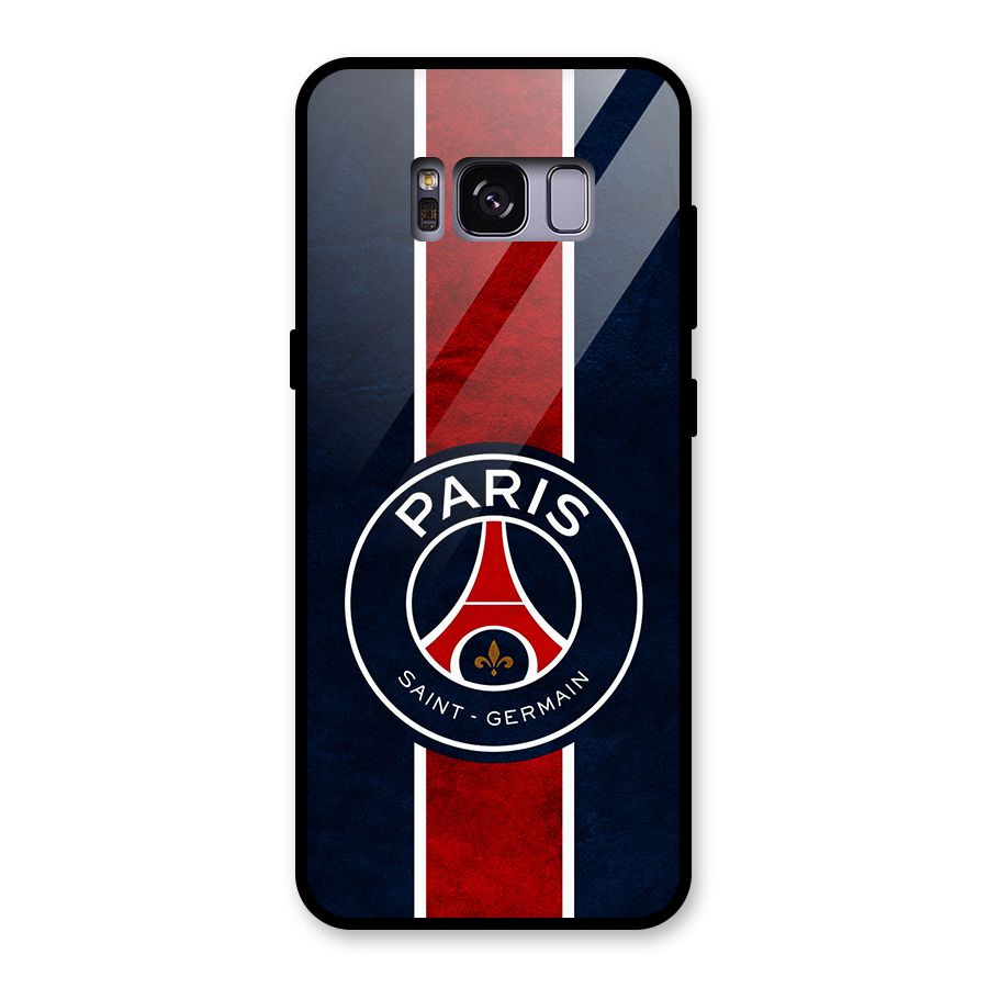 Paris Saint Germain Football Club Glass Back Case for Galaxy S8