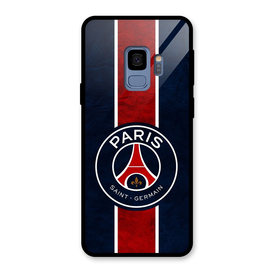Paris Saint Germain Football Club Glass Back Case for Galaxy S9