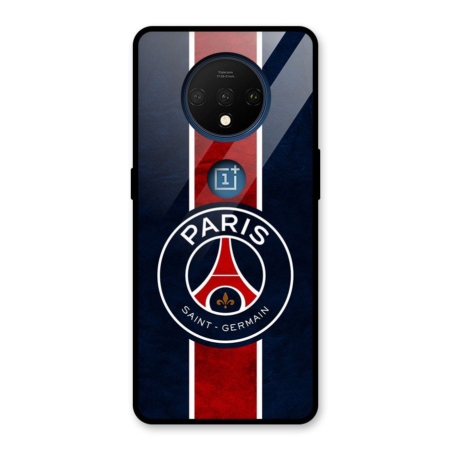 Paris Saint Germain Football Club Glass Back Case for OnePlus 7T