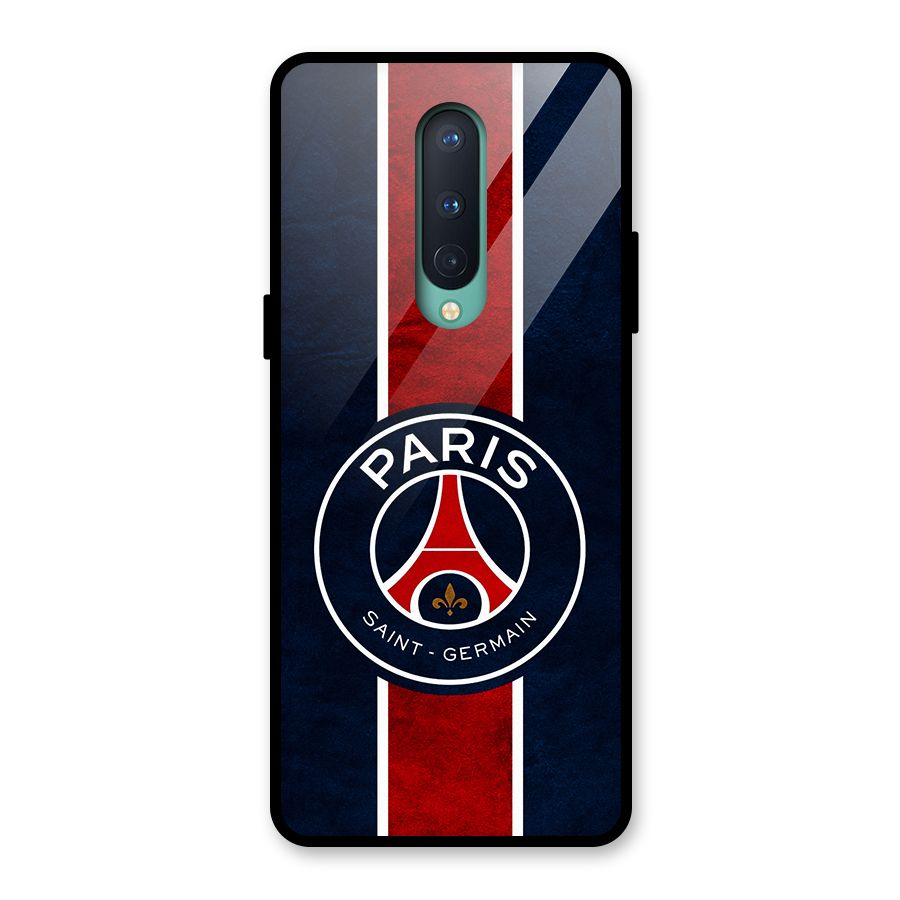 Paris Saint Germain Football Club Glass Back Case for OnePlus 8