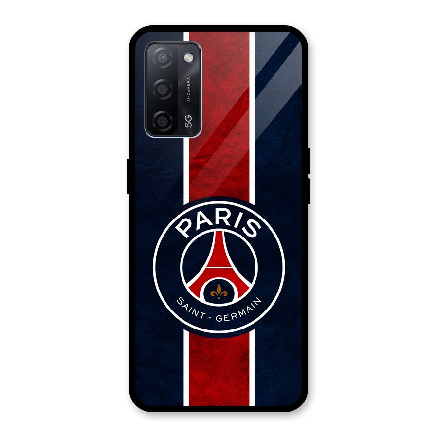 Paris Saint Germain Football Club Glass Back Case for Oppo A53s 5G