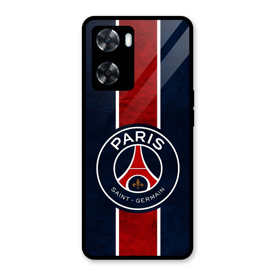 Paris Saint Germain Football Club Glass Back Case for Oppo A77s