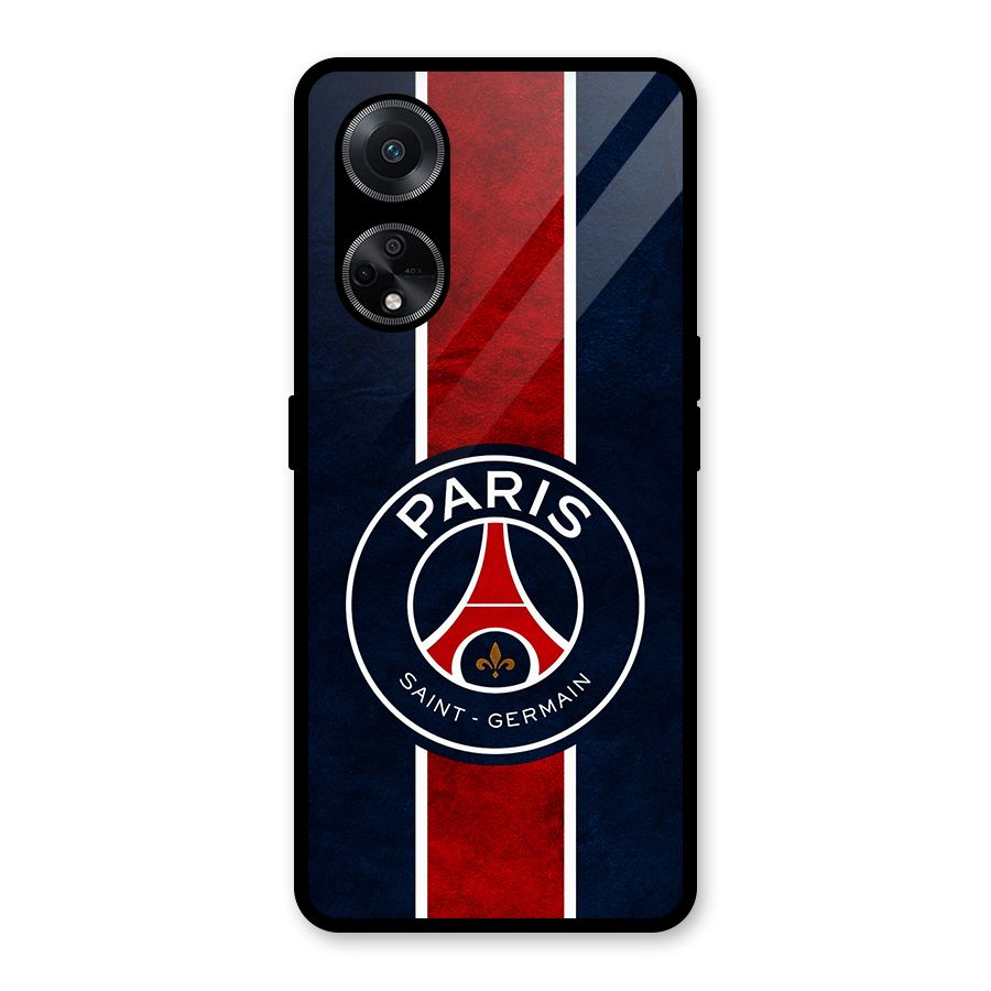 Paris Saint Germain Football Club Glass Back Case for Oppo F23