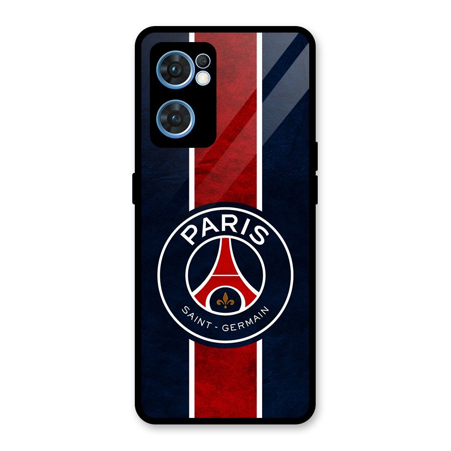 Paris Saint Germain Football Club Glass Back Case for Oppo Reno7 5G
