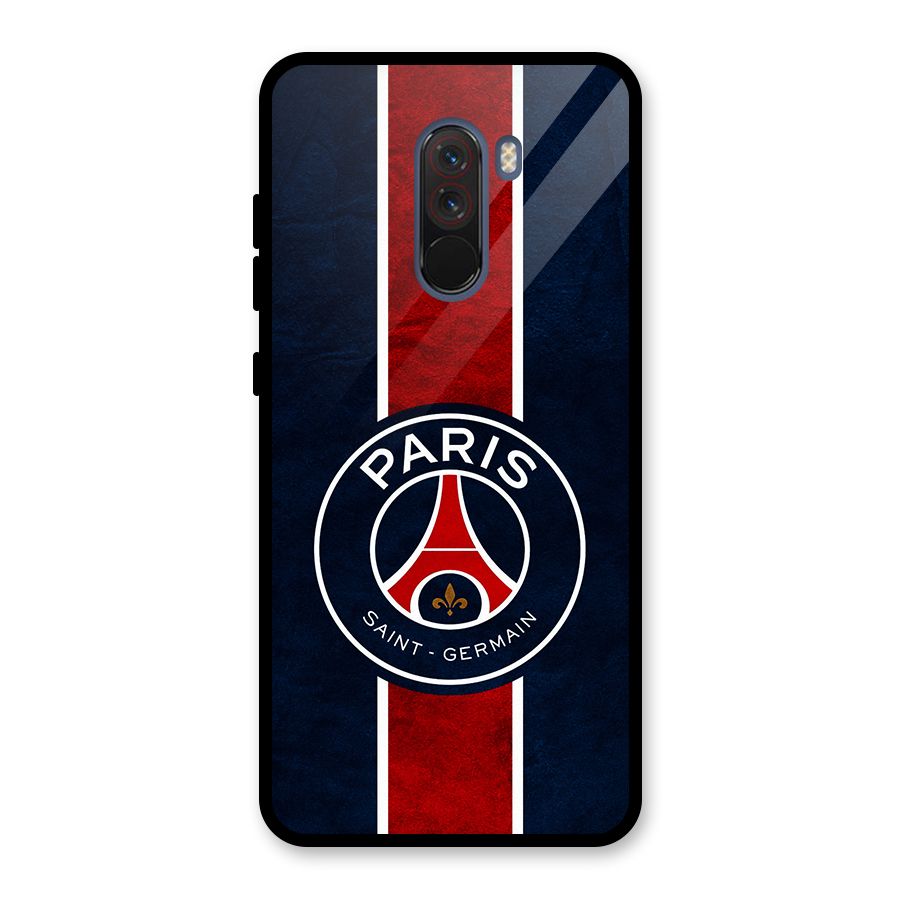 Paris Saint Germain Football Club Glass Back Case for Poco F1