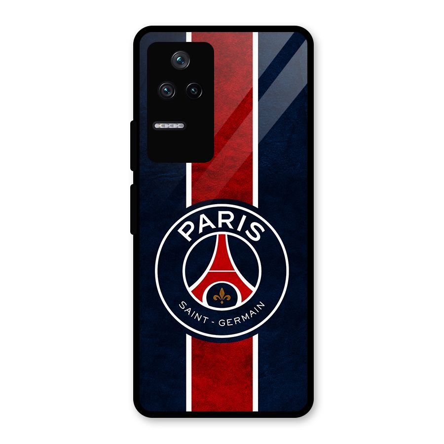 Paris Saint Germain Football Club Glass Back Case for Poco F4 5G