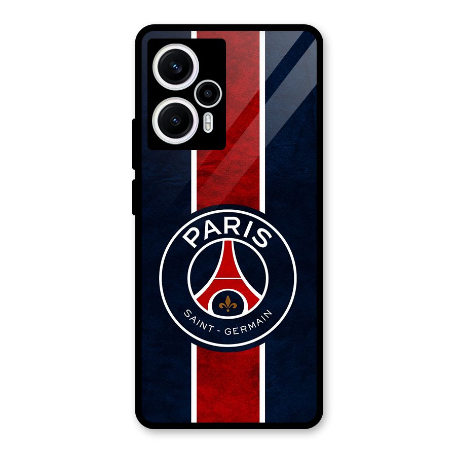 Paris Saint Germain Football Club Glass Back Case for Poco F5