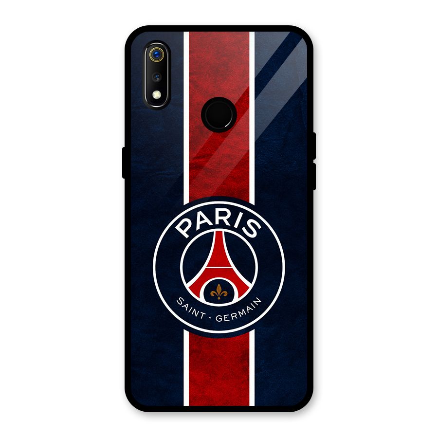 Paris Saint Germain Football Club Glass Back Case for Realme 3