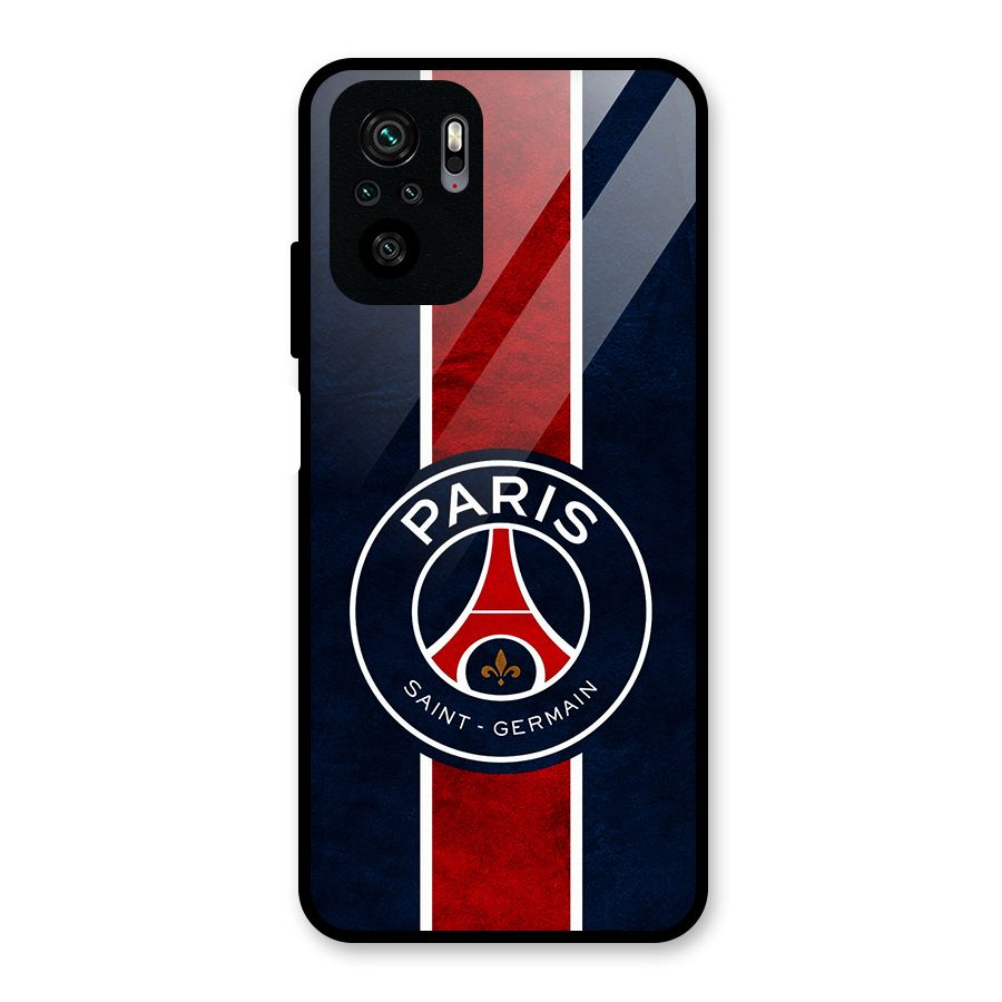 Paris Saint Germain Football Club Glass Back Case for Redmi Note 10S