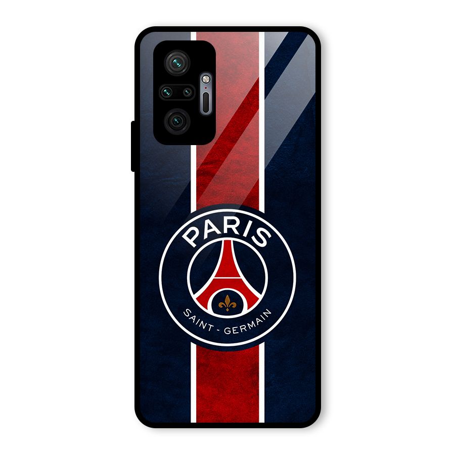 Paris Saint Germain Football Club Glass Back Case for Redmi Note 10 Pro Max