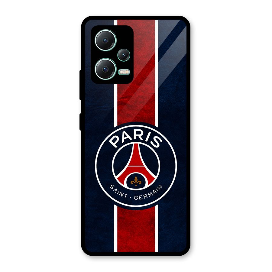 Paris Saint Germain Football Club Glass Back Case for Redmi Note 12 5G
