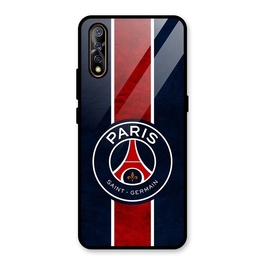 Paris Saint Germain Football Club Glass Back Case for Vivo S1