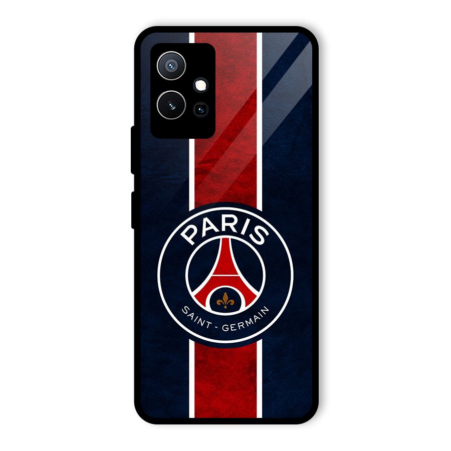 Paris Saint Germain Football Club Glass Back Case for Vivo T1 5G