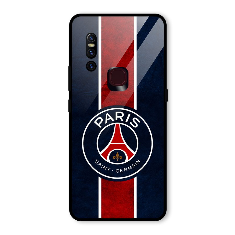 Paris Saint Germain Football Club Glass Back Case for Vivo V15