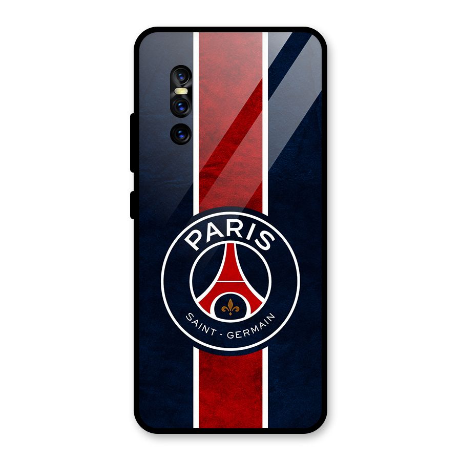 Paris Saint Germain Football Club Glass Back Case for Vivo V15 Pro