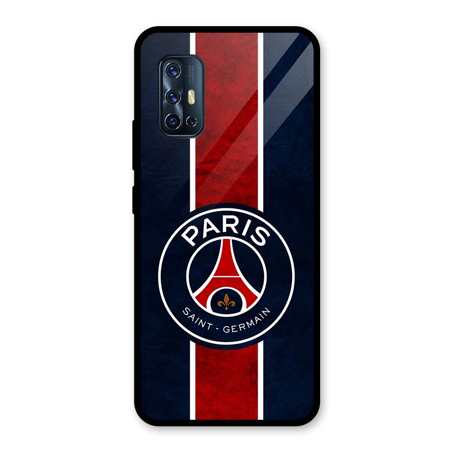 Paris Saint Germain Football Club Glass Back Case for Vivo V17